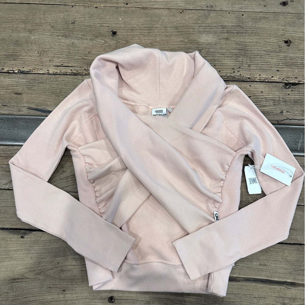 Good American Blush Pink Sweatshirt